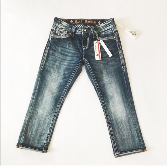 Rock revival Ashley Easy fit capri Sz 26 - Picture 3 of 6