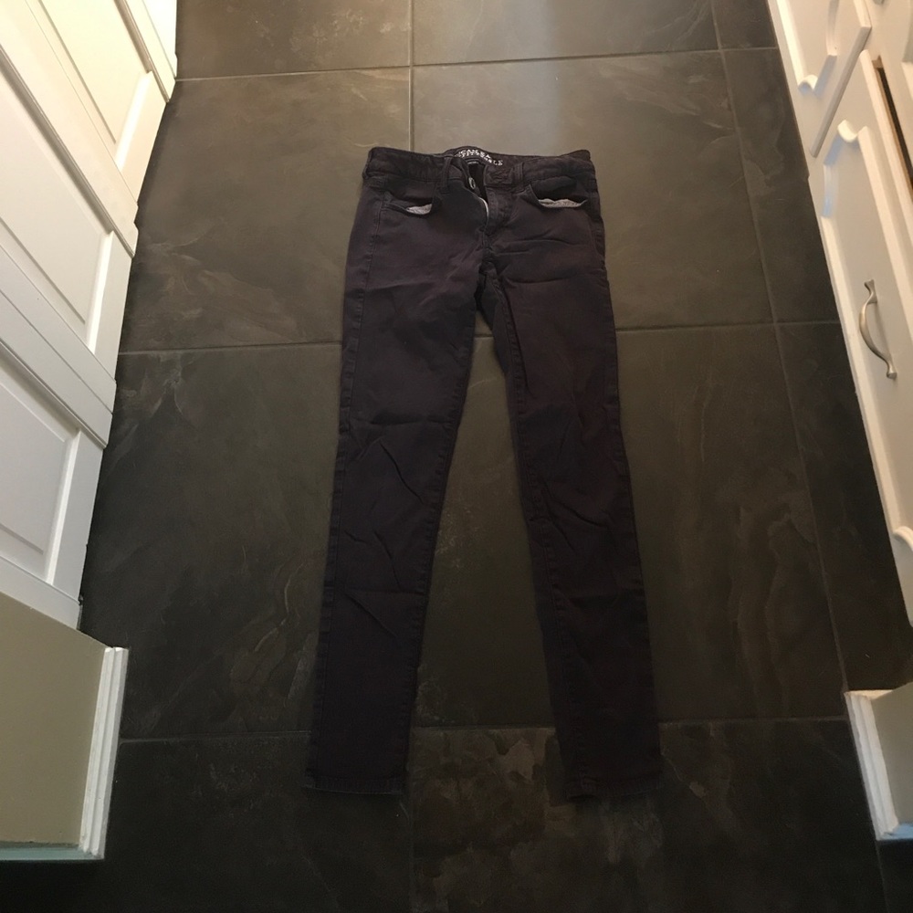 American Eagle maroon jeggings