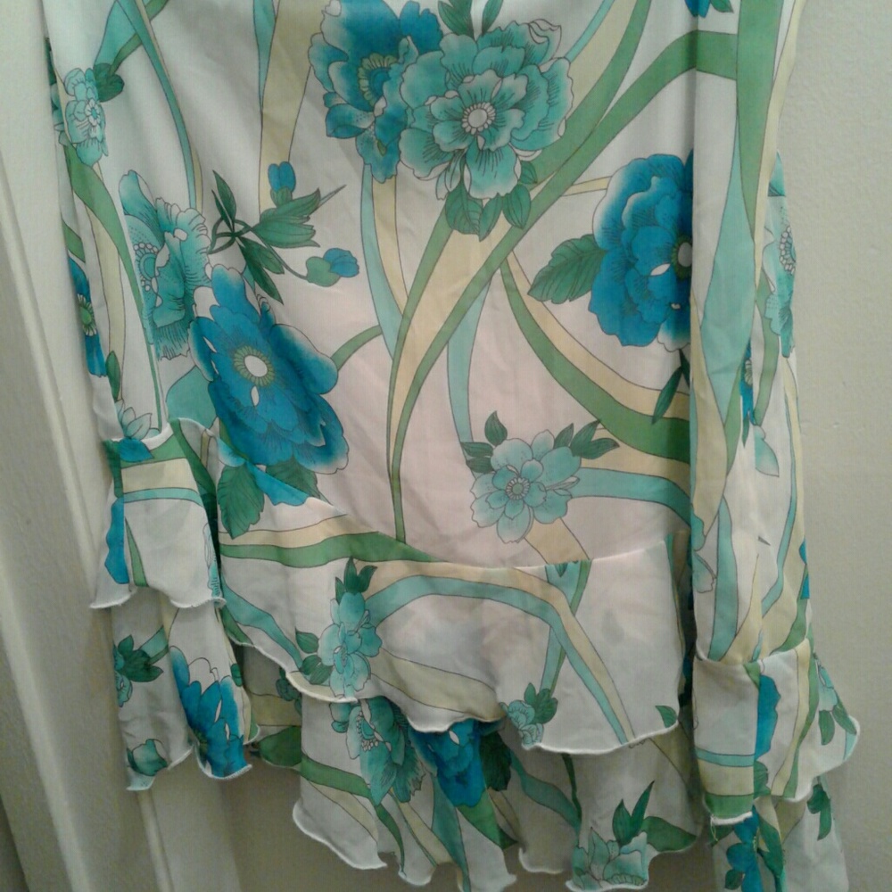Ruffled flower skirt
