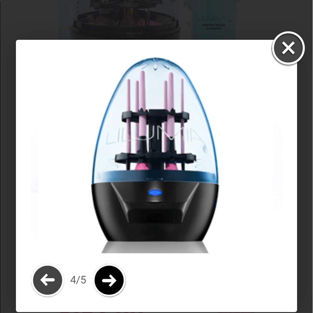 Lilumia 2 brush cleaner