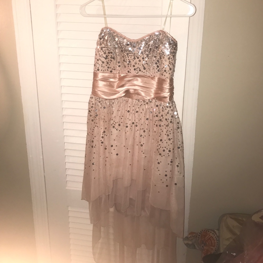 Delia's hi-low pink sequin dress size 11
