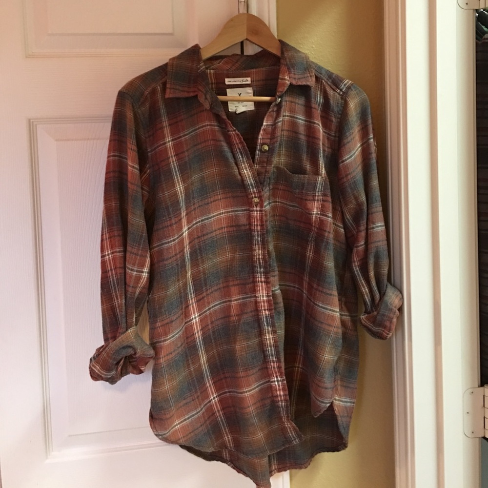 American Eagle plaid flannel
