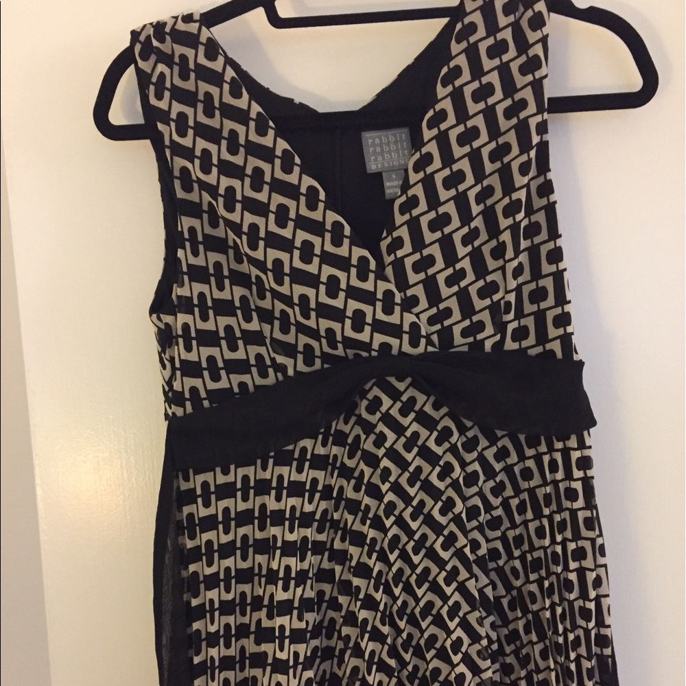 Rabbit Rabbit Geometric Printed Dress