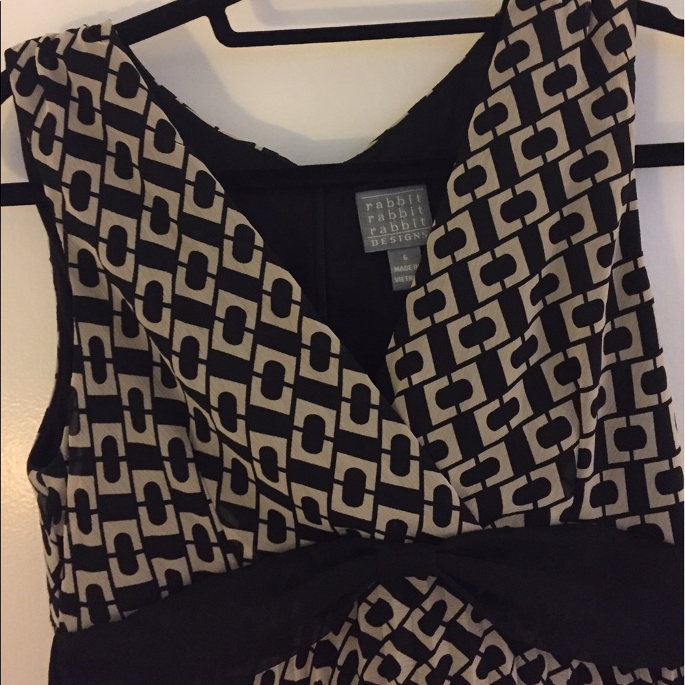 Rabbit Rabbit Geometric Printed Dress - Picture 3 of 4