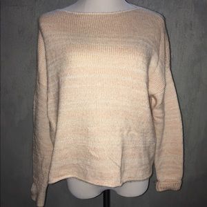 Peach/LightPink Wool Madewell Sweater