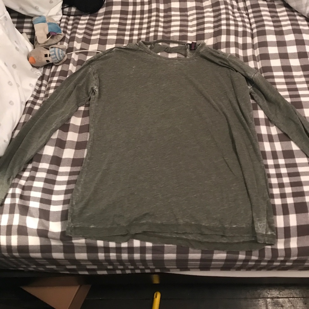 Betsey Johnson green long sleeve