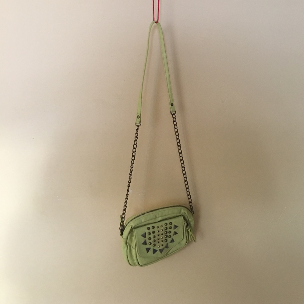 Super fun light green ish bag! Used a couple times