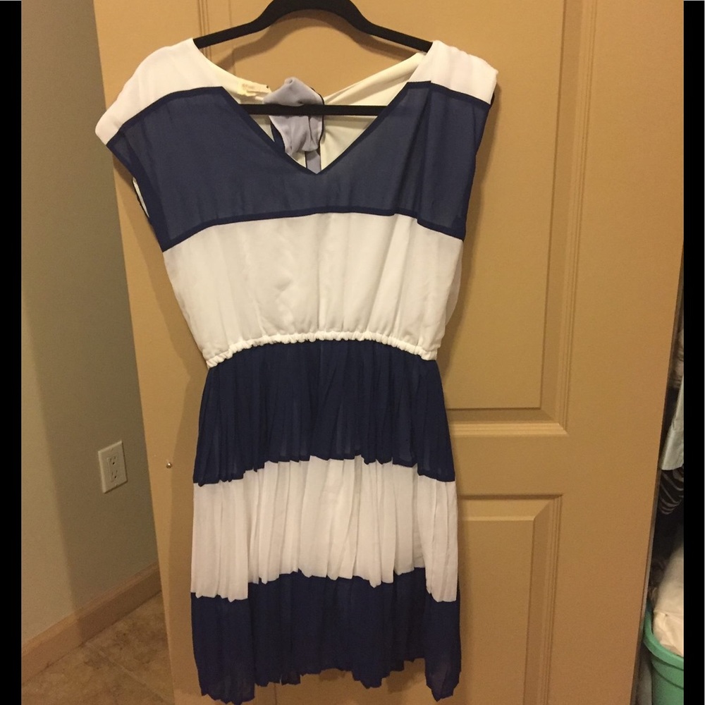 Tommy Girl blue & white dress