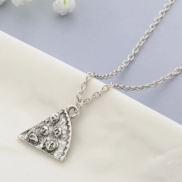 6pcs Pizza Pendant Necklaces Friendship Necklace - Picture 5 of 6