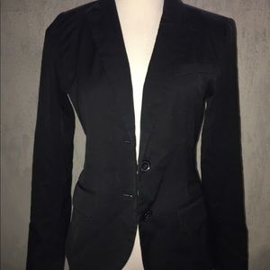 Merona Black Button Blazer