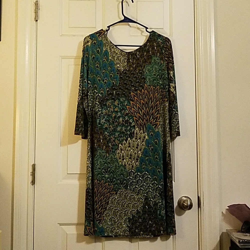 Peacock Summer Dress