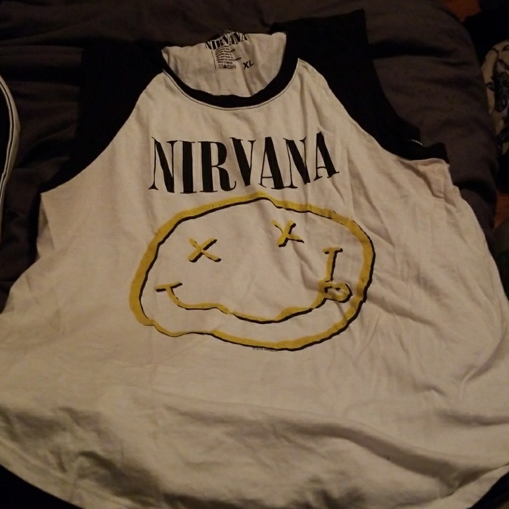 Nirvana muscle tshirt.
