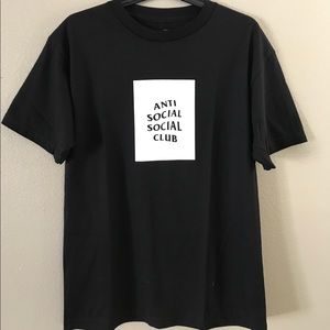 AUTHENTIC Anti Social Social Club Black T-Shirt