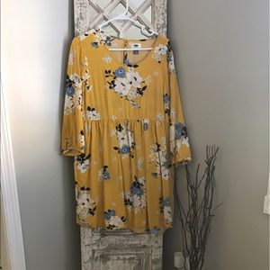 Yellow Floral Dress