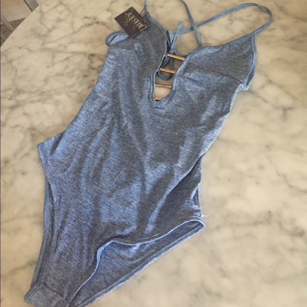 SALE • MEDIUM LEFT• Denim One-Piece • - Picture 3 of 4