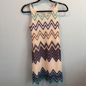 Chevron Mini Dress