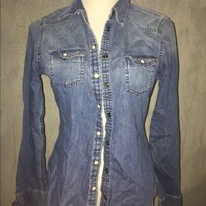 Chambray American Eagle Outfitters Shirt
