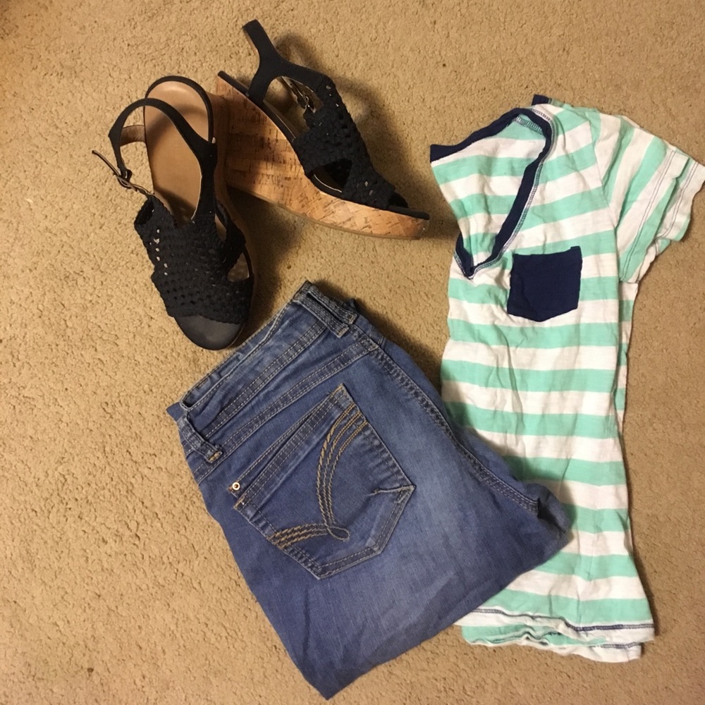 Wishful Park Striped Pocket Tee