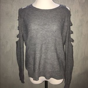 Shoulder Cut Out Comfy Sweater ✨