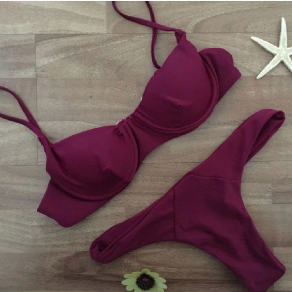 Maroon Bikini set