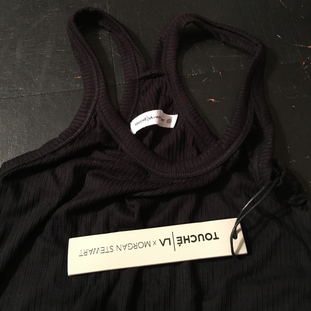 Touche LA X Morgan Stewart black tank!
