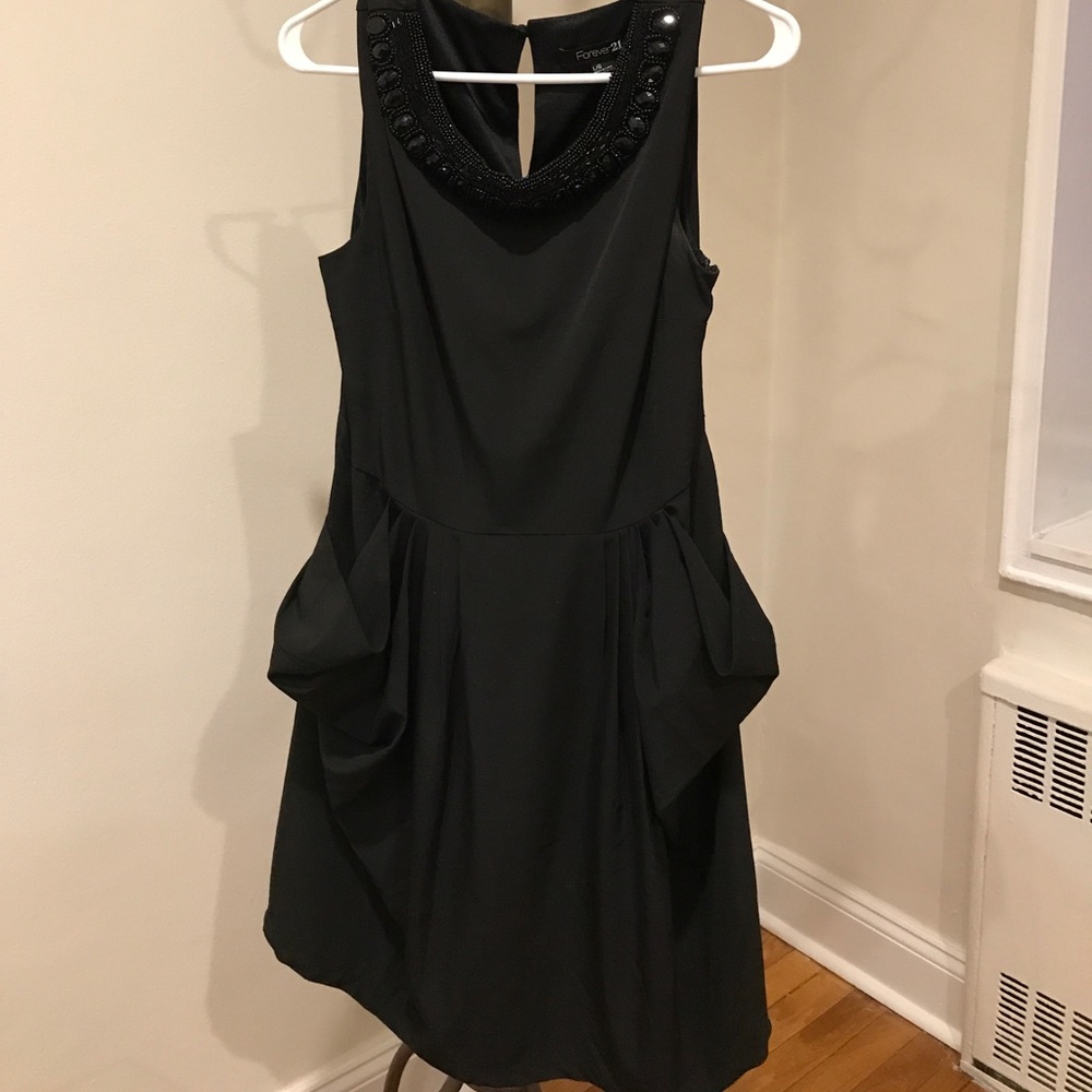 Black work dress