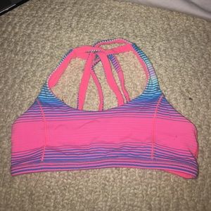 ivivva sports bra with strappy back