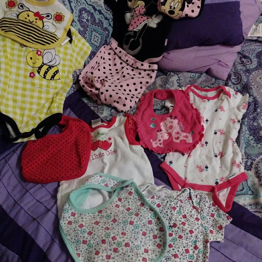 Baby girl onsie sets