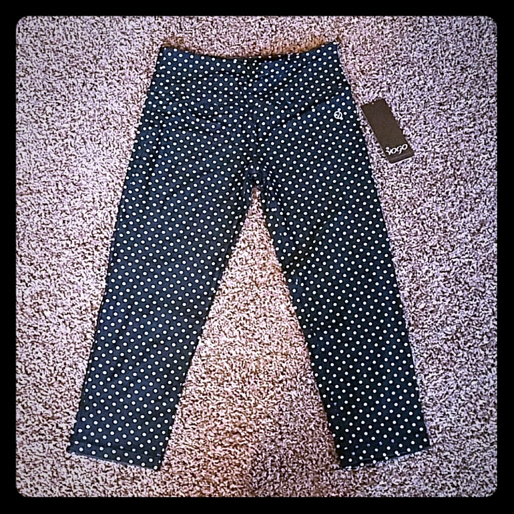 Vogo Athletica Polka Dot Workout Capri
