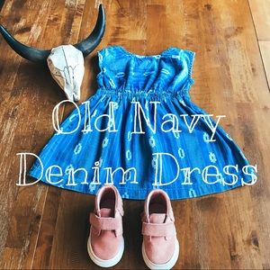 Old Navy Denim Dress size 18-24 Mo Southwest Print