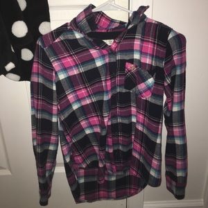 Soft button up flannel shirt