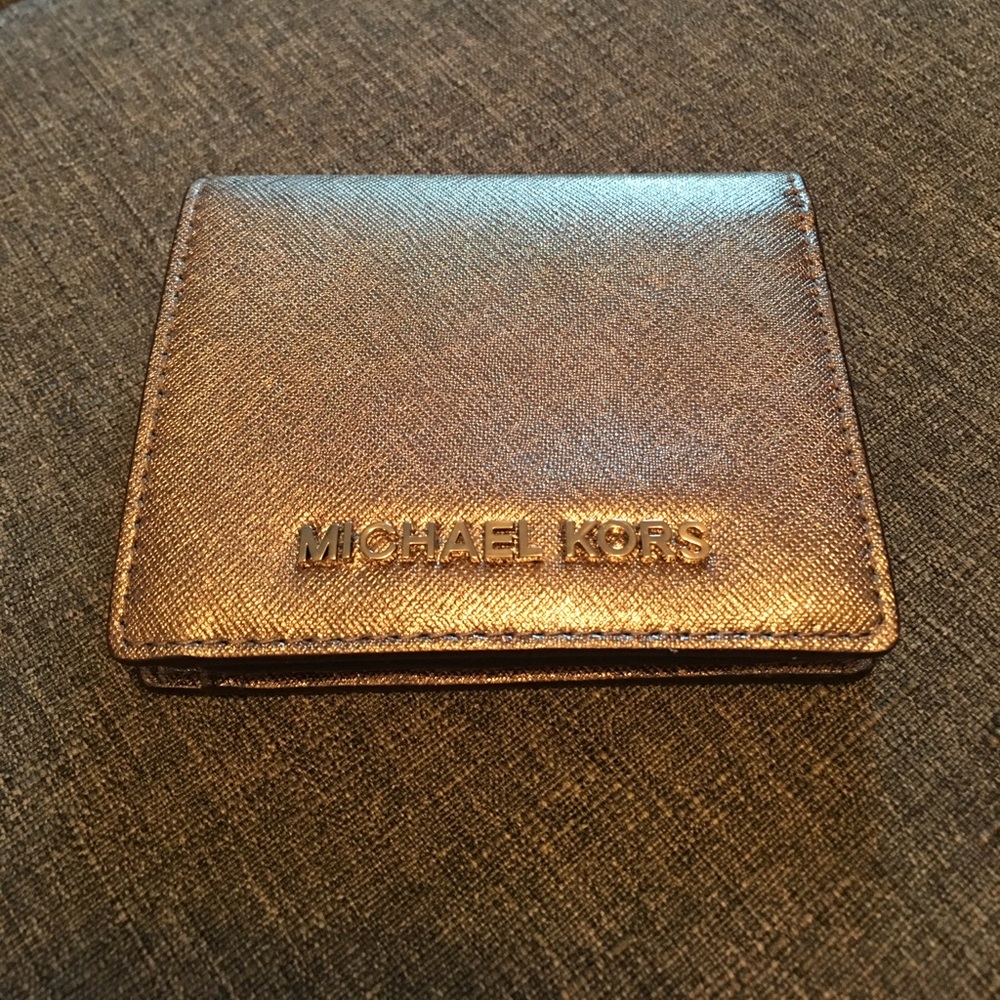 Metallic Michael Kora wallet