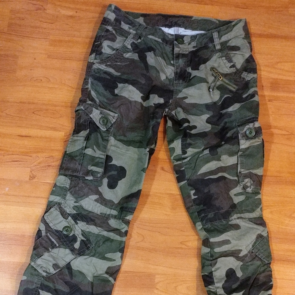 Camo cargo pants