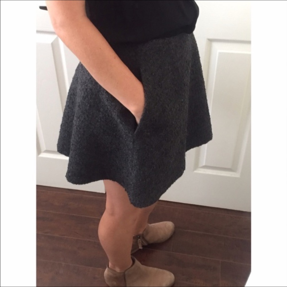 Theysken Theory Wool Tweed Mini Skirt
