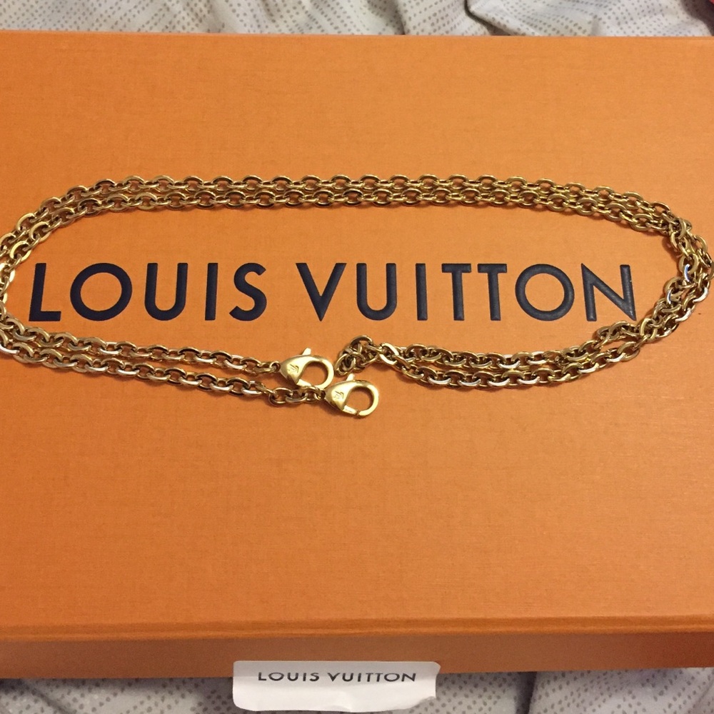 Authentic Louis Vuitton Felicie metal strap