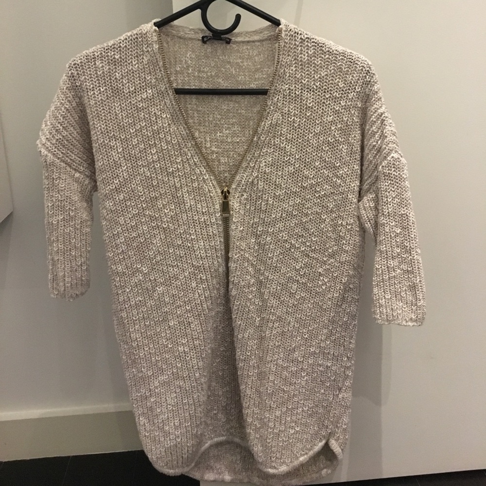 Wool shirt beige