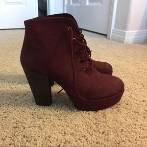 Maroon Steve Madden heels