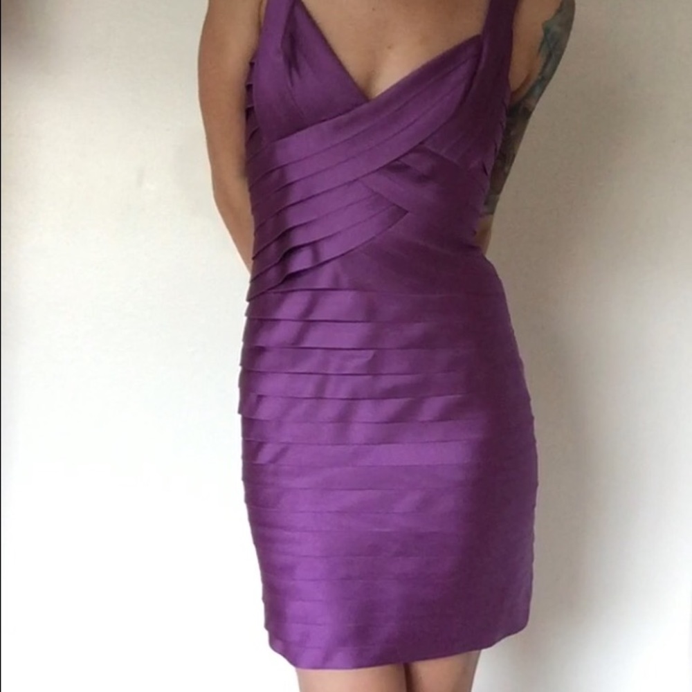 BCBG purple Mitzi Dress