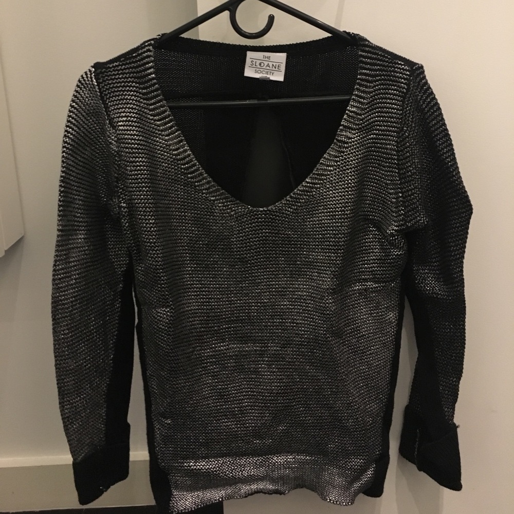 Mettalic light sweater LF