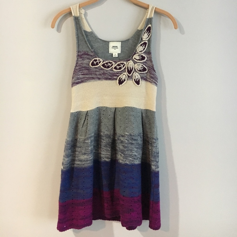 WOW Couture knit top or mini beach dress!!