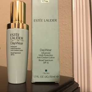 Estée Lauder Daywear moisturizer.