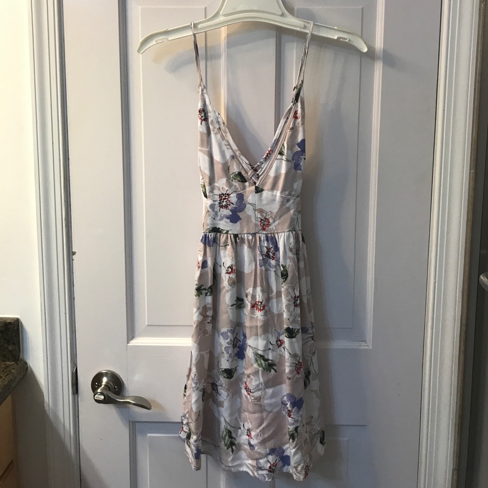 floral tank top dress