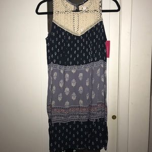 Lace top dress