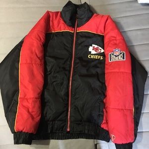 Vintage Kansas City Chiefs pro player jackets
