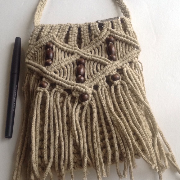 Macrame Purse by Rusty - Picture 5 of 7