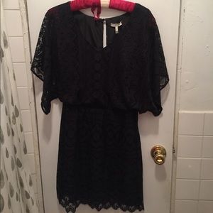 Black lace Joie minidress