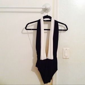 Tuxedo bodysuit