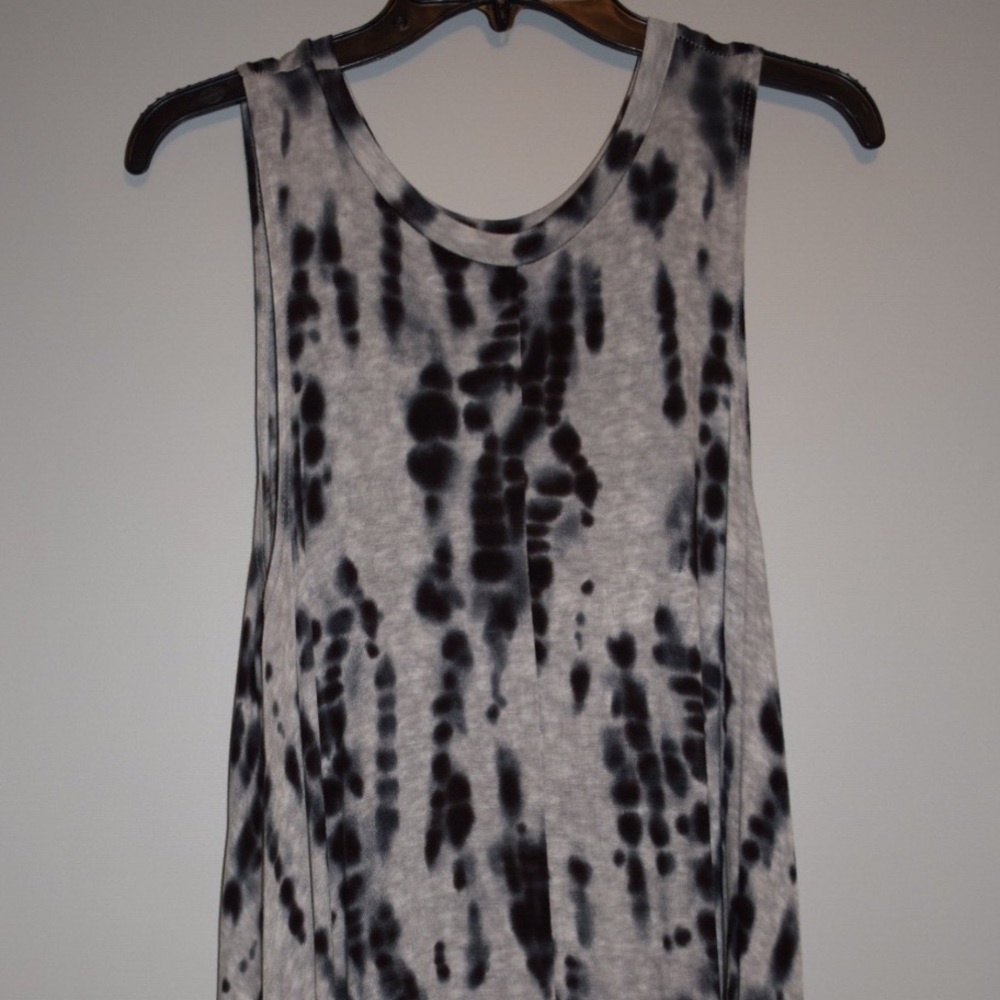 Tie die wash tank top dress