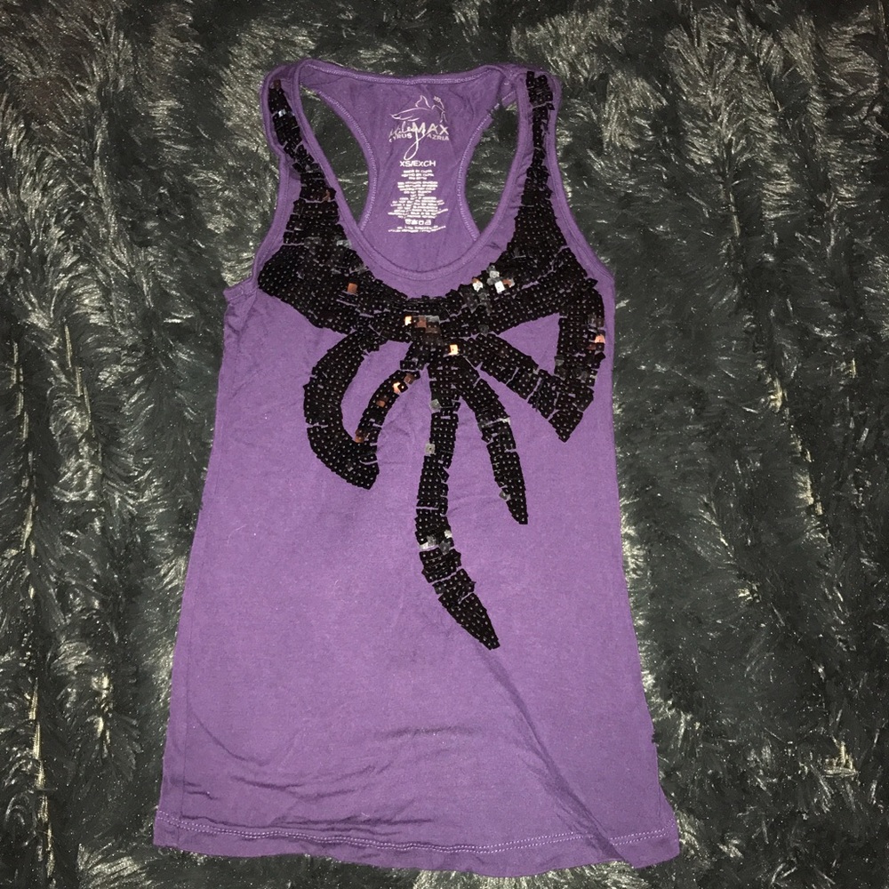 Purple designed tank
