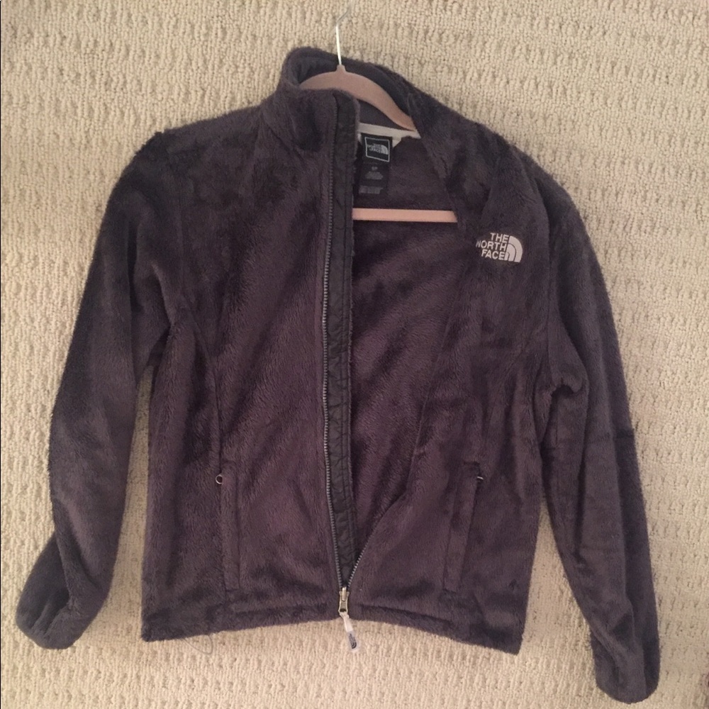 North face jacket, fuzzy